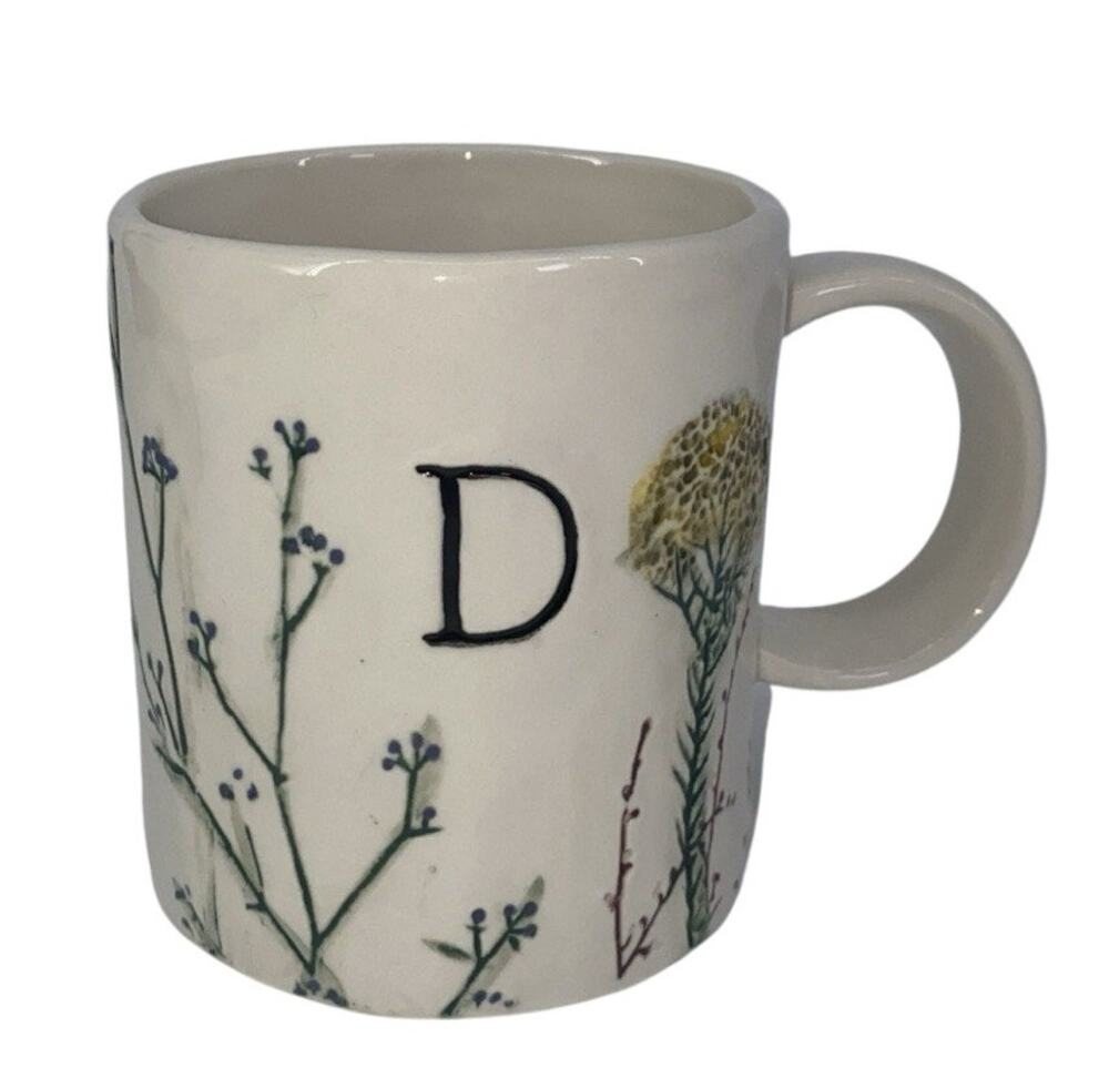 anthropologie dagny Monogrammed Mug “D”